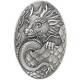 DRAGON EGG YEAR OF THE DRAGON 2024 5 oz Pure Silver Special Shape Coin Djibouti