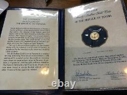 Franklin Mint 1981 First 20 Balboa Gold Coin The Republic Of Panama/ Butterfly