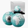 Frozen Marble Earth Spherical 3 Oz Silver Coin $5 Barbados 2023 Limited Edition