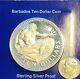 LARGE Silver World COIN -1976 BARBADOS $10.925 Silver Fineness UNCIRCULATED