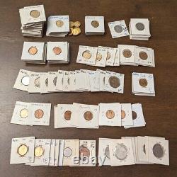 Lot of 126 Coins South America Collection #2 Bahamas Barbados Belize Bermuda