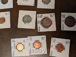 Lot of 126 Coins South America Collection #2 Bahamas Barbados Belize Bermuda