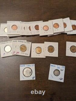 Lot of 126 Coins South America Collection #2 Bahamas Barbados Belize Bermuda