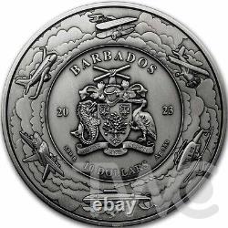 Mechanical Flight 120th Anniversary 500 g Silver Coin 10$ Barbados 2023