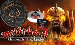 Motorhead 1 oz. 999 Silver coin $5 Barbados 2024