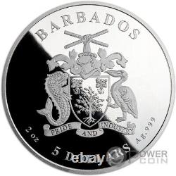 OCEAN LOST TREASURE 2 Oz Silver Coin 5$ Barbados 2024