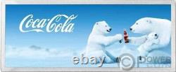 POLAR BEAR COCA COLA 4 Oz Bar Silver USA