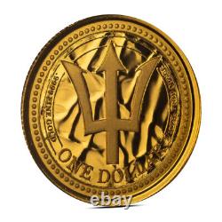 Presale 2024 1/10 oz Barbados Trident Gold Coin