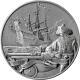 Queen Anne's Revenge Captains of Fortune 2 oz Silver Coin 5$ 2023 Barbados