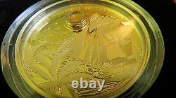 RUM Harewood 1780 Oldest Spirits 2 oz Gold Coin, Barbados 2018