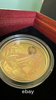 RUM Harewood 1780 Oldest Spirits 2 oz Gold Coin, Barbados 2018