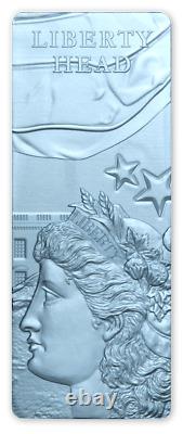 The Lady Liberty Barbados 2022 Blue Nano Icing 99,9% silver coin set LAST