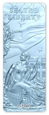 The Lady Liberty Barbados 2022 Blue Nano Icing 99,9% silver coin set LAST