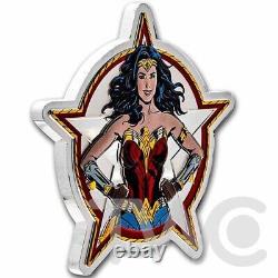 Wonder Woman 5 oz Proof-like Silver Coin 5$ Barbados 2023